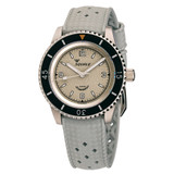 Squale Montauk 300 Meter Swiss Made Automatic Dive Watch with Grey Sand Dial #MTK-13 zoom