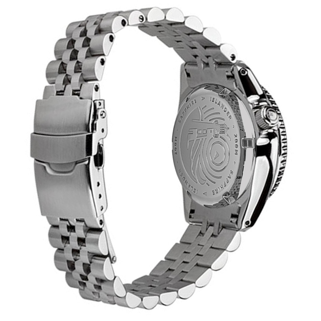 Islander 38mm Automatic Dive Watch with AR sapphire crystal, all solid