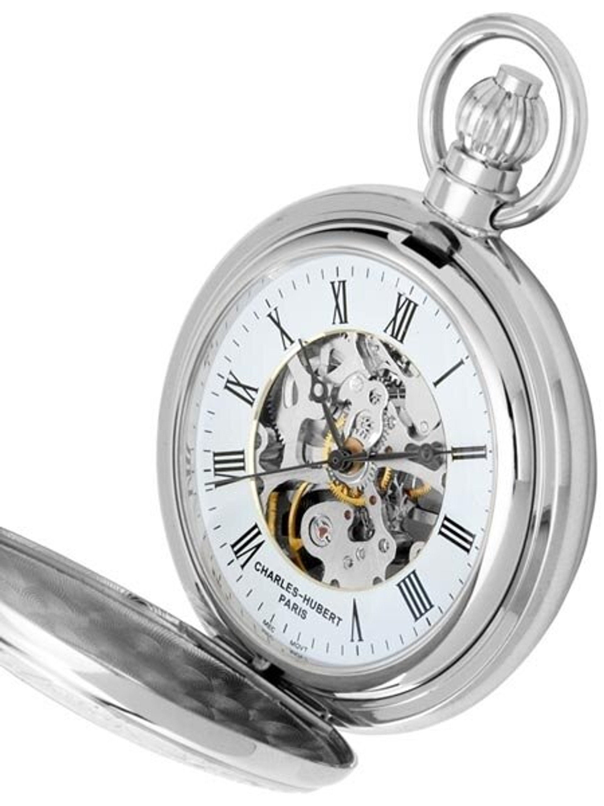 CharlesHubert 17Jewel Mechanical Hand Wind Pocket Watch 3527W