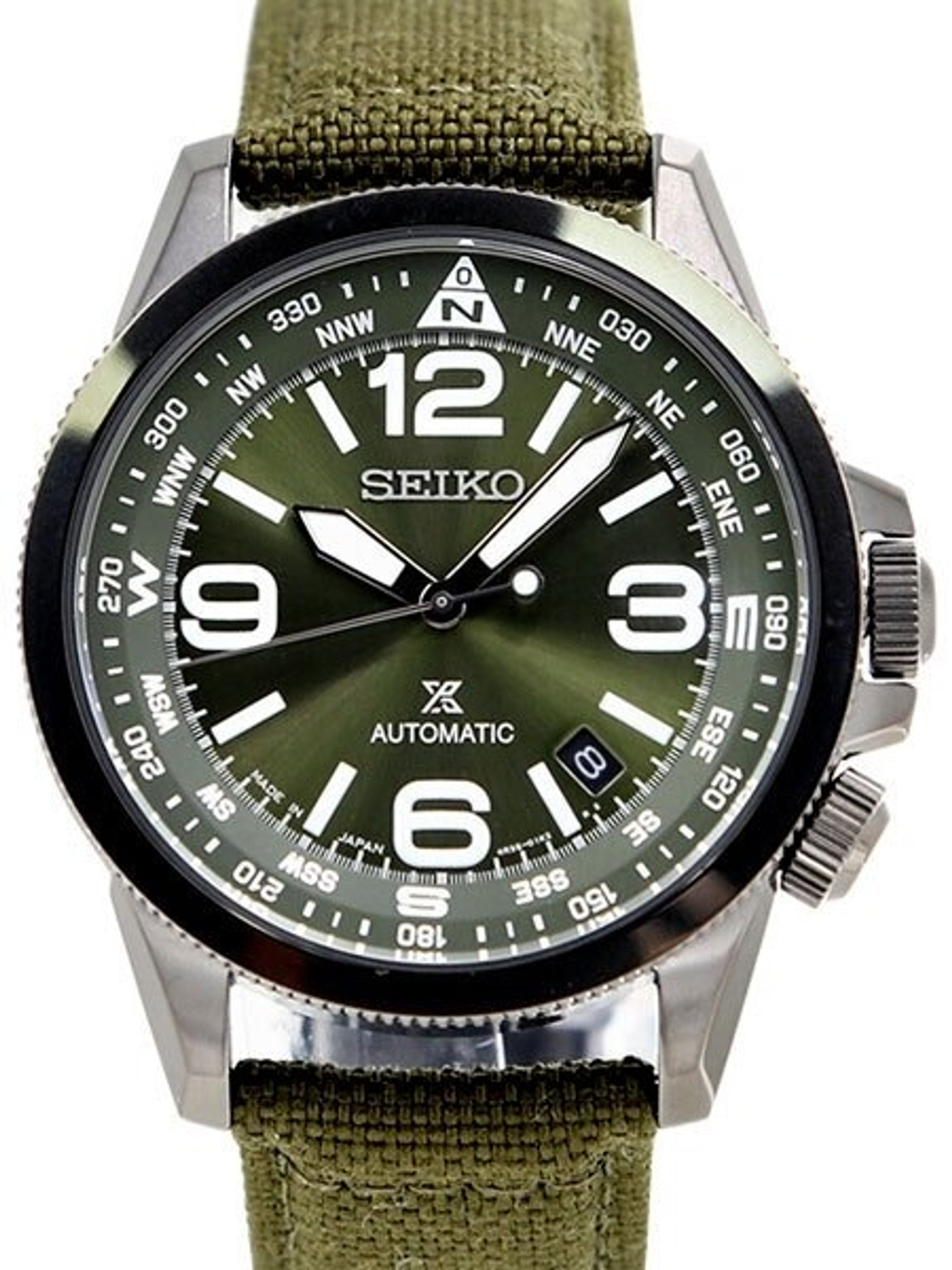 Seiko Prospex Automatic Watch with a InnerRotating Compass Bezel SRPC33J1