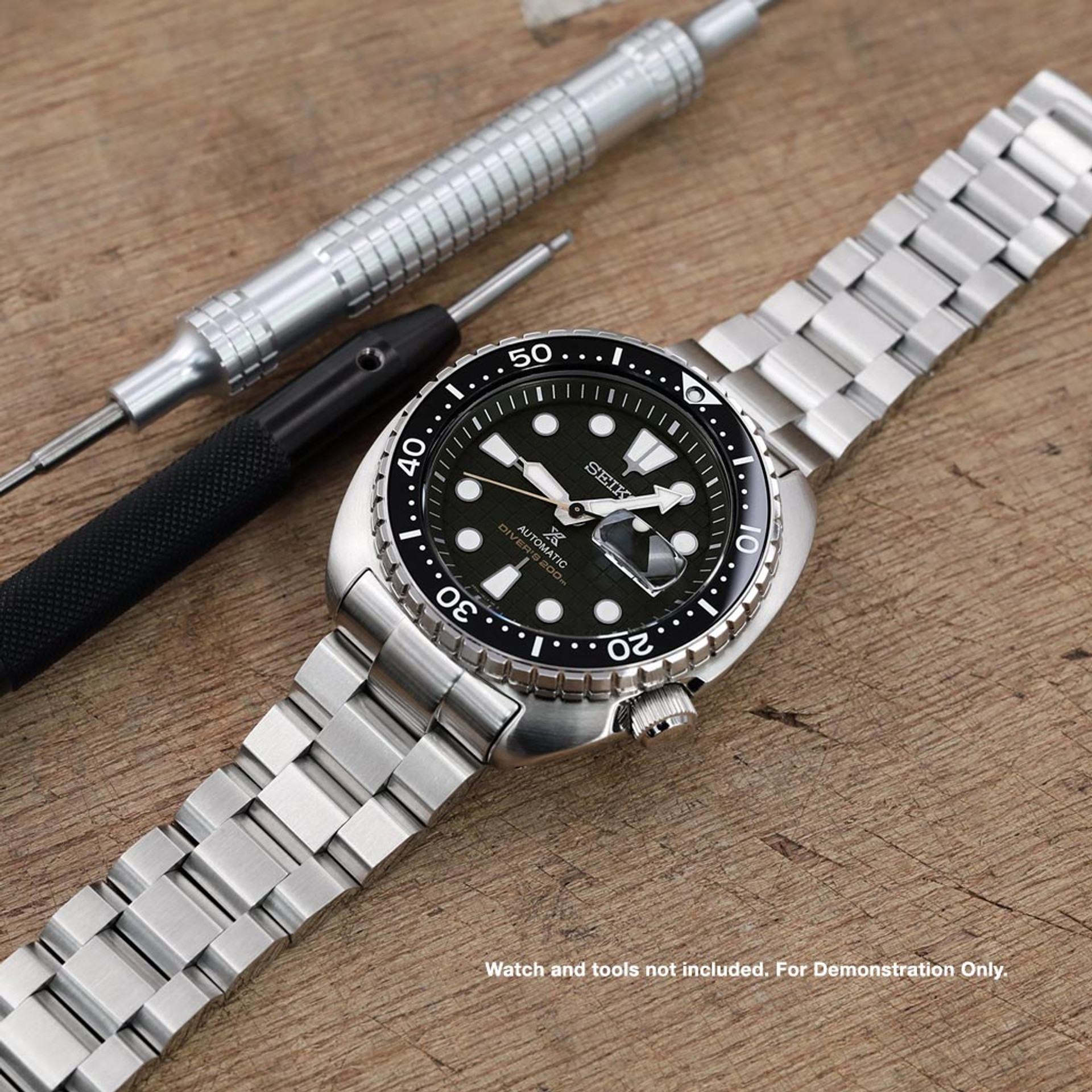 Strapcode Stainless Steel Hexad Oyster Bracelet for SRP773, SRP775