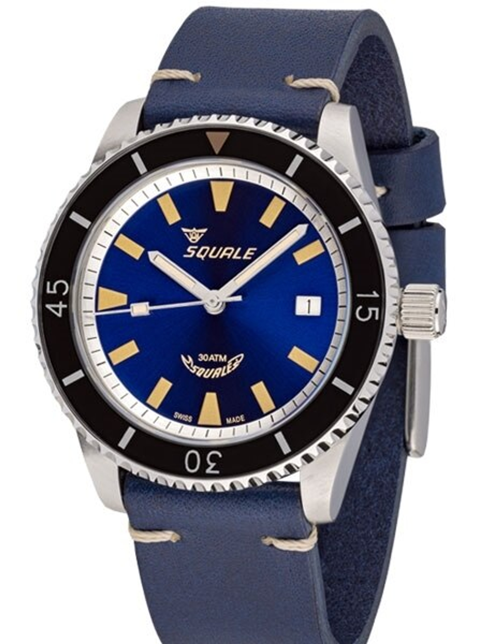 Squale 300 Meter Swiss Made Automatic Dive Watch with Sapphire Crystal ...