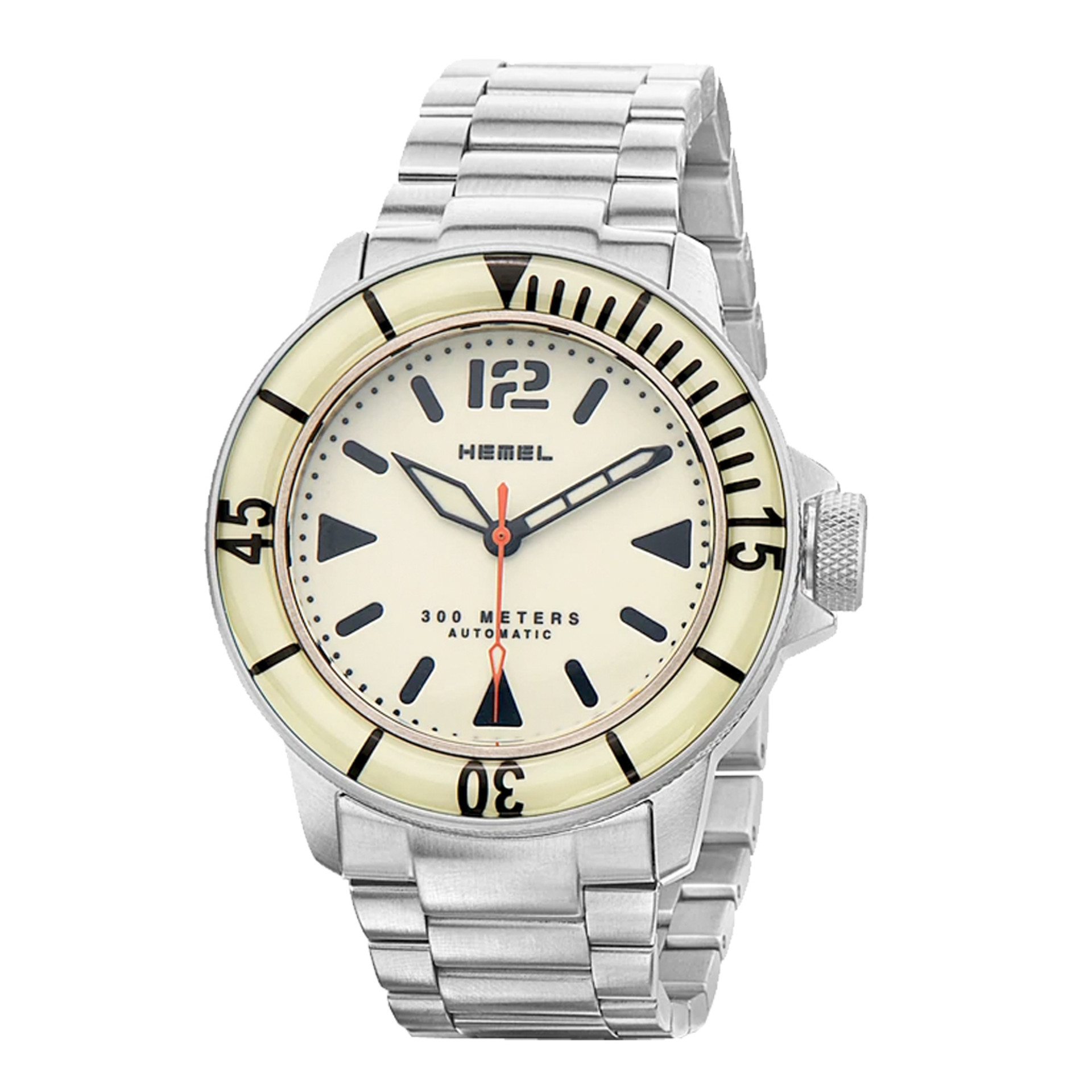 HEMEL 300meter Automatic Dive Watch with AR sapphire crystal HD1FL