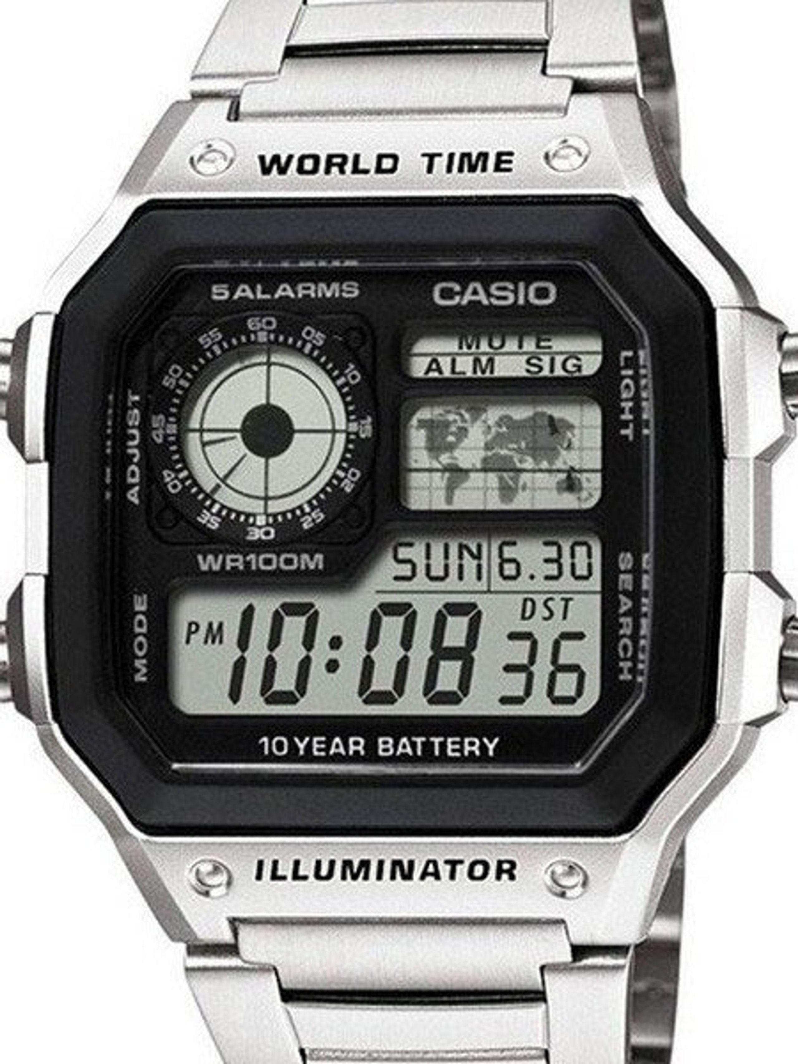 casio time zones