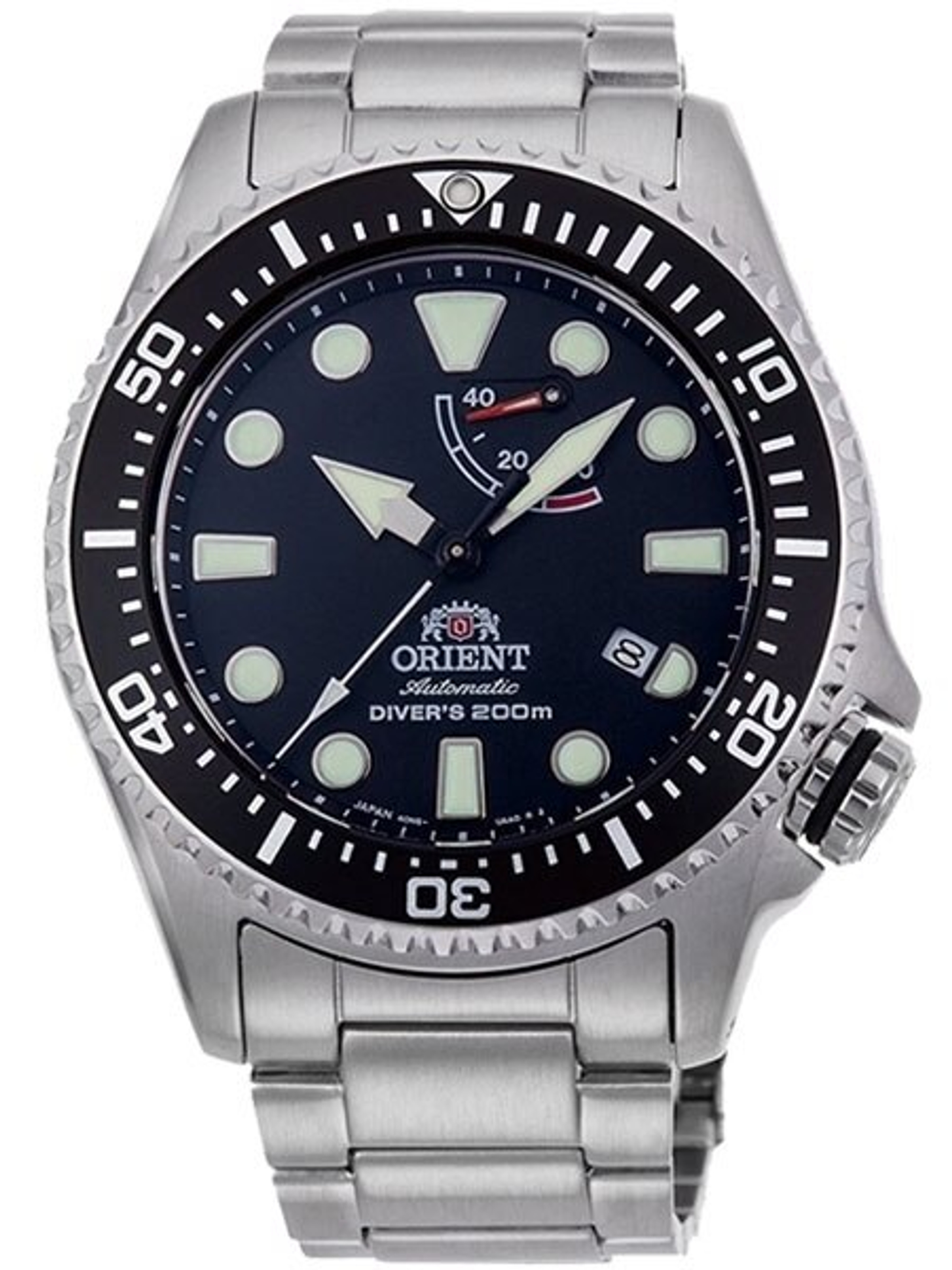 Orient Neptune Dive Watch with Power Reserve and AR Sapphire Crystal 