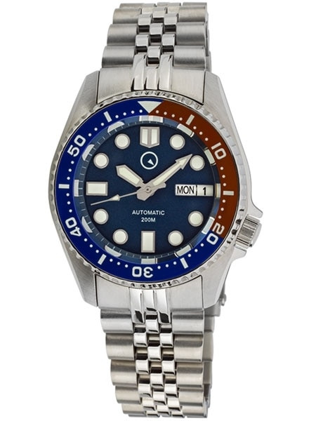 Islander 38mm Automatic Dive Watch with AR sapphire crystal, all solid