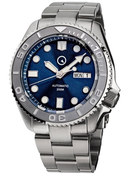 Islander Automatic Dive Watch with a double domed AR sapphire crystal