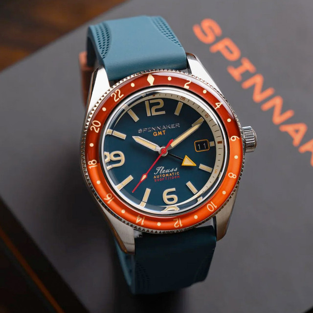 Spinnaker Fleuss GMT SP-5120 - Orologio automatico da uomo, 43 mm, con