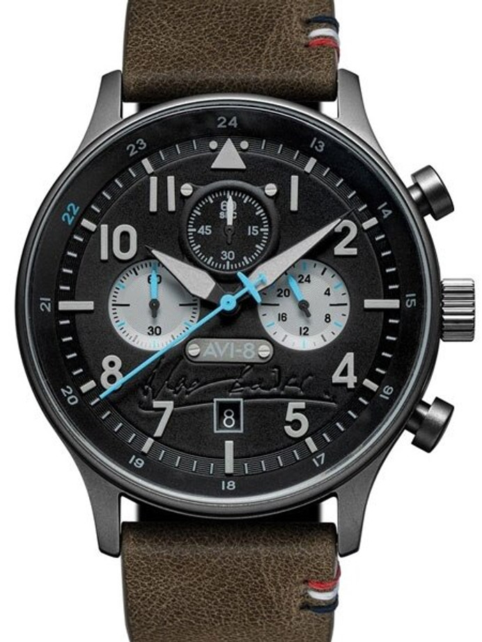 AVI 8 Aviator Hawker Hurricane Bader Pilot Quartz Chronograph