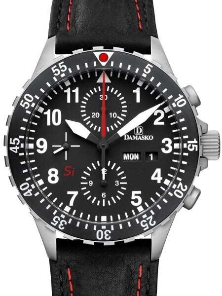 【2回使用】ODJ CHIEN 66 　SYNCO Damasko Chronograph Watch DC66SI Swiss Valjoux 7750 with Rotating