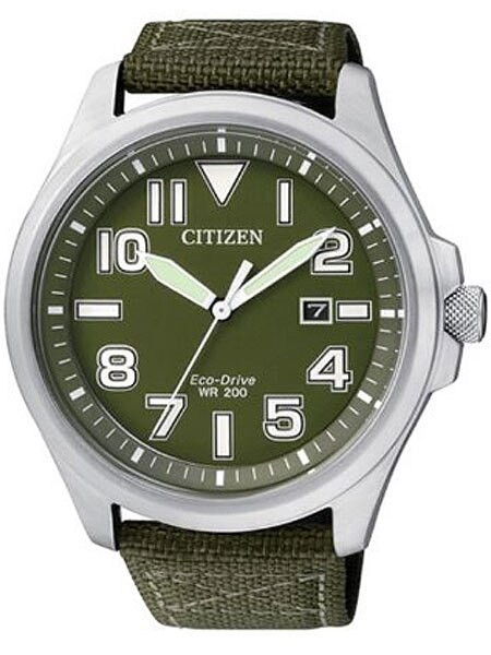 Citizen AW1410-32X Eco-Drive Green Dial Sport Watch
