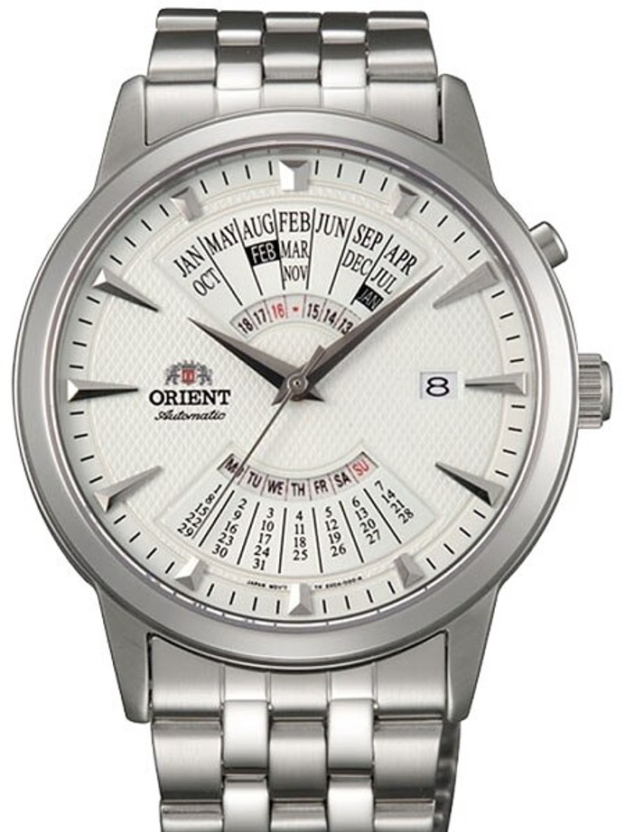 Orient Multi Calendar Automatic Watch with White Dial 42mm