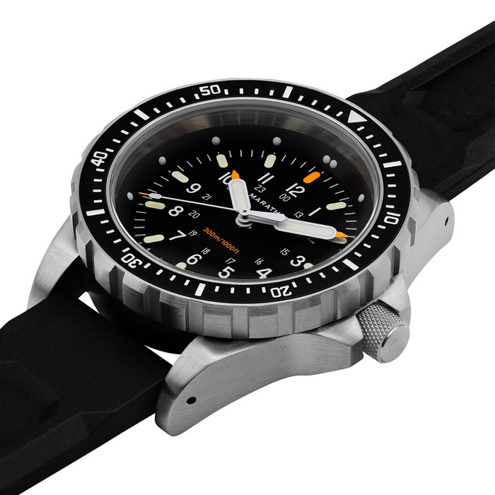 Marathon JSAR Swiss Quartz Dive Watch with sapphire crystal, MaraGlo ...