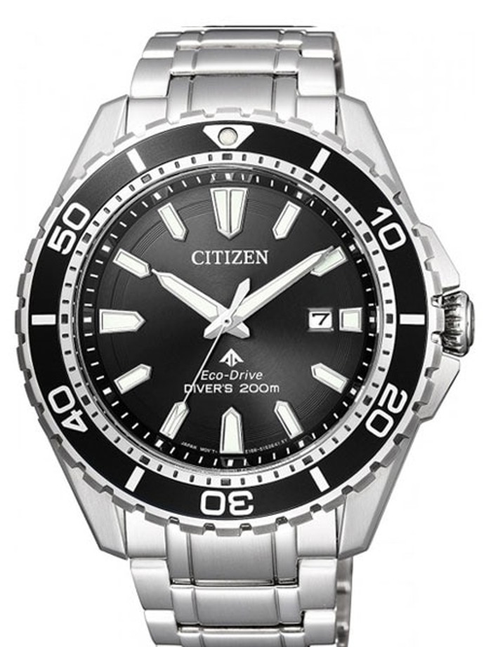 Citizen Eco-Drive Promaster 200 Meter Scuba Diver Watch with Bracelet  #BN0190-82E
