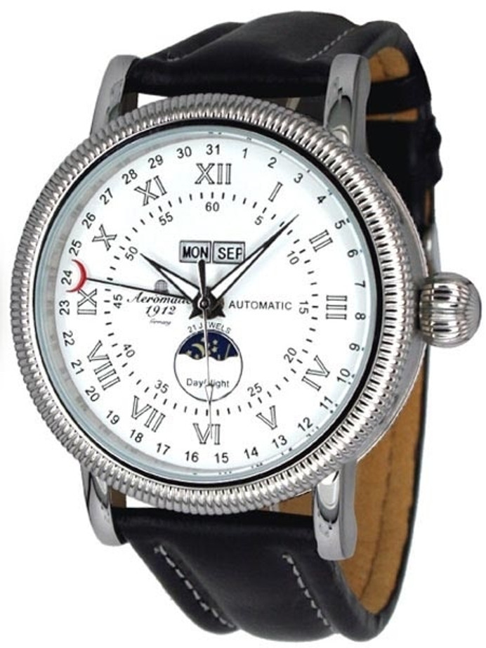 Aeromatic 1912 Automatic Calendar Watch with Day-Night Indicator #A1393