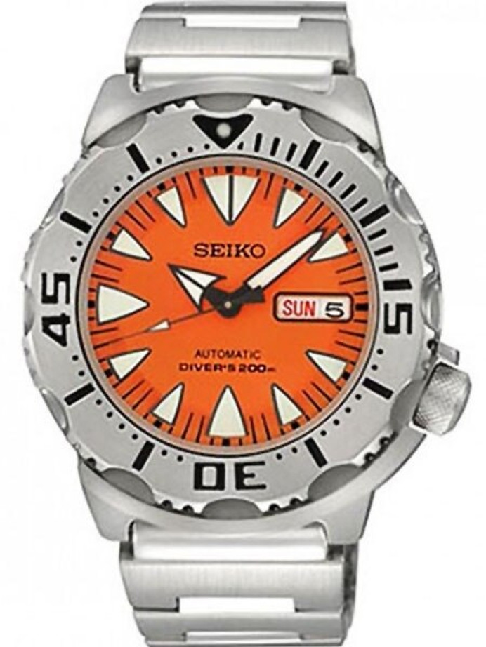 Seiko 2nd Generation Orange Monster with new 24-Jewel Automatic Movement  #SRP309K1