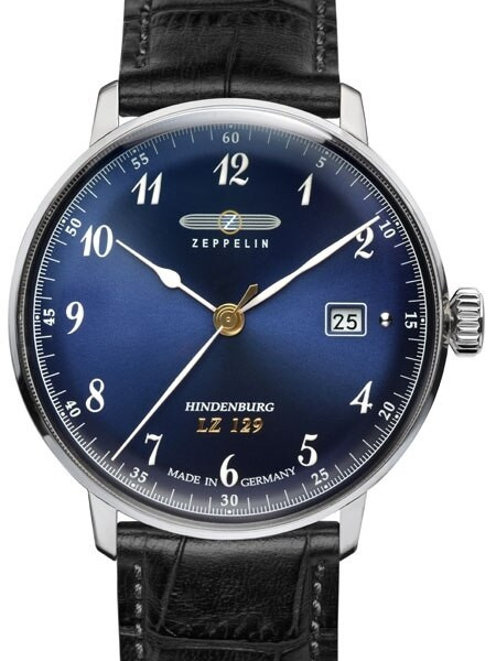 Scratch and Dent - Graf Zeppelin LZ129 Hindenburg Series Swiss Quartz Dress Watch #7046-3