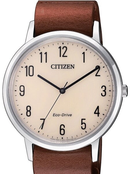 Citizen Eco-Drive Watch with Leather Strap #BJ6501-28A