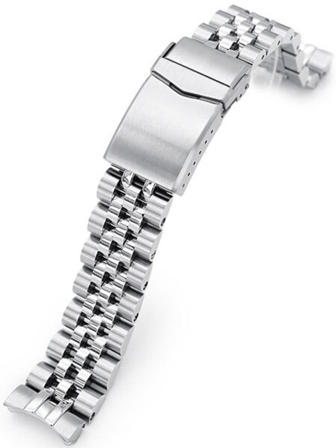 Strapcode Stainless Steel ANGUS Jubilee Bracelet for Seiko Cocktail Time  with Power Reserve #SS201820B071 (20mm)