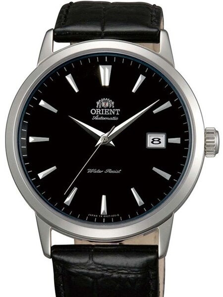ORIENT WATER RESIST腕時計 ブラック Orient Symphony Automatic Dress Watch with Black Dial, Stainless