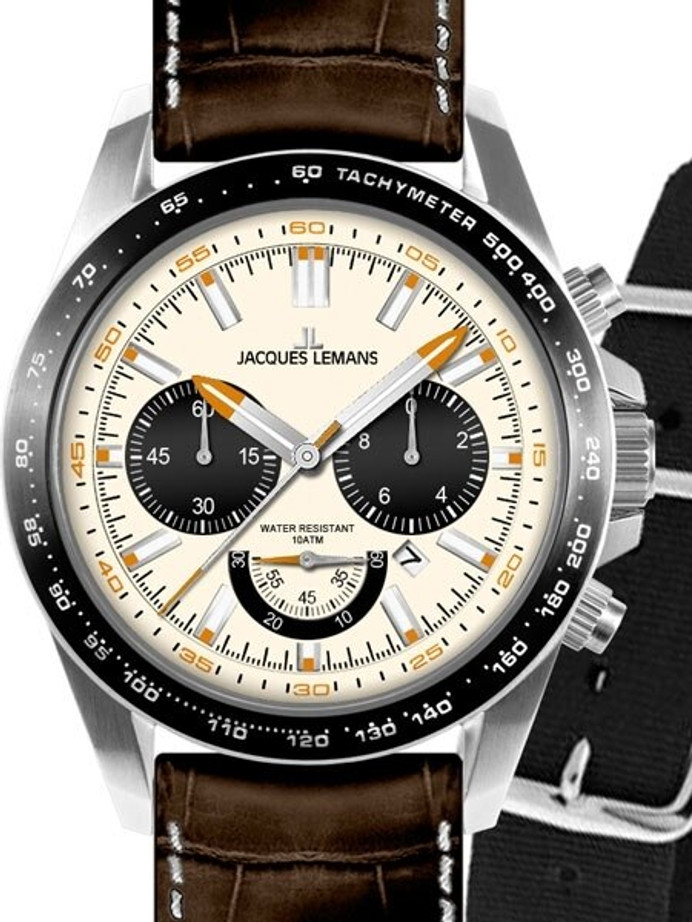 Jacques Lemans Liverpool 48MM Chronograph with Additional