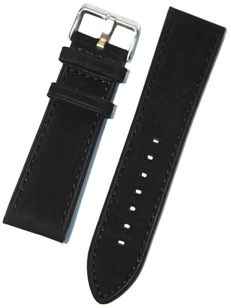 Panerai-Style Black Suede Leather Watch Strap #EBV-03830