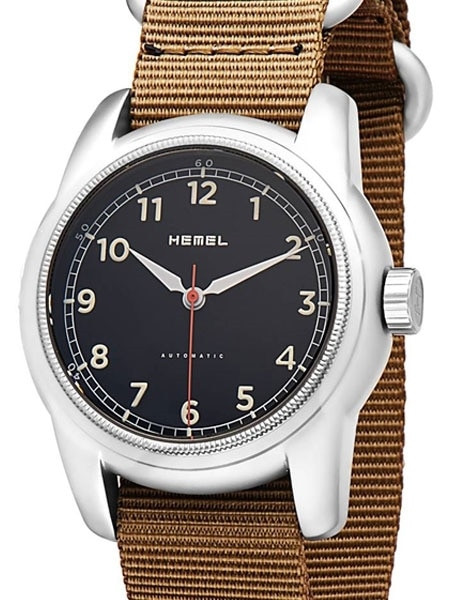 HEMEL Track Automatic Military-Styled Watch with Sapphire Crystal