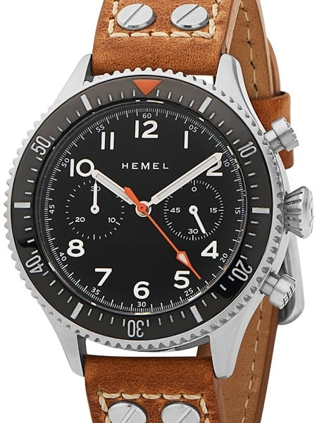 HEMEL Automatic Chronograph with Ceramic Bezel Watch #HFT20-NE1