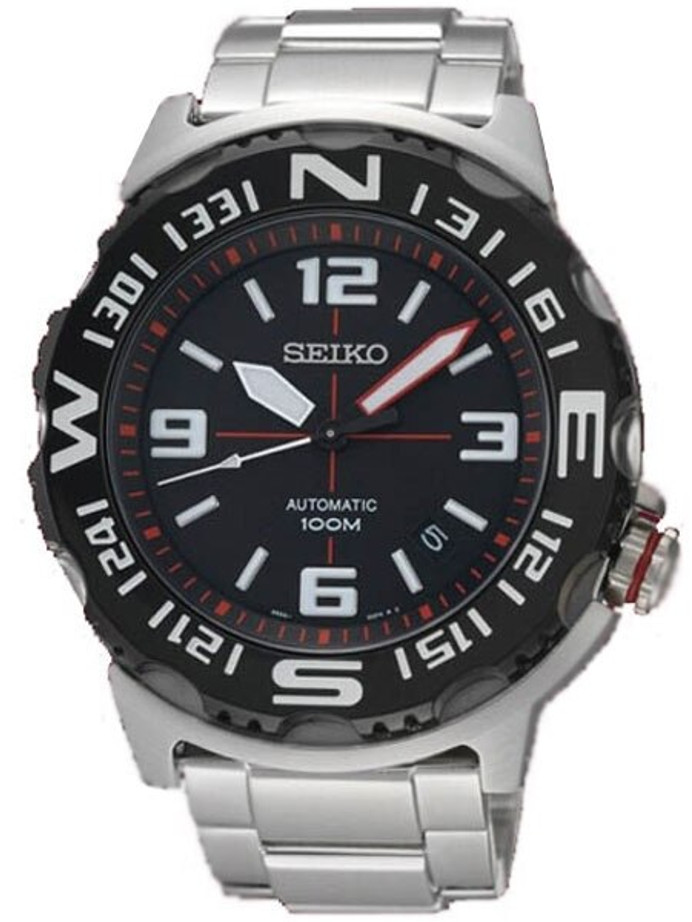 Seiko Superior Compass Bezel Automatic Field Monster Watch SRP445