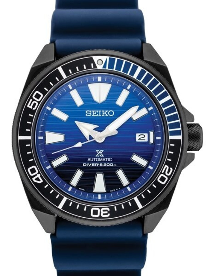 Customized Seiko Samurai Automatic Dive Watch #SRPD09