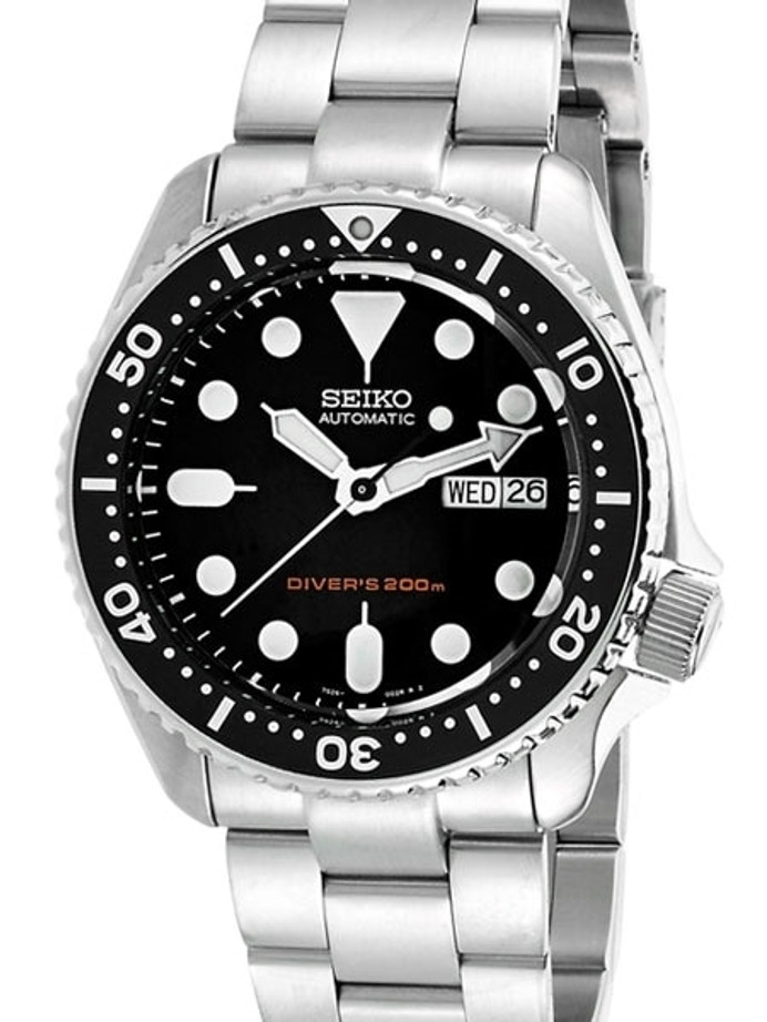 SKX007 Seiko Automatic Divers Watch Super Jubilee Oyster Edition Custom Mod  with Double-Domed AR Sapphire Crystal #SKX007