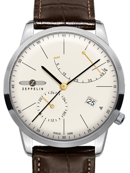 Zeppelin 7366-5 Flatline 自動巻き Zeppelin Serie Flatline 7366-5 Men's Automatic Wristwatch