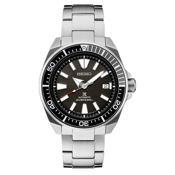 Seiko Samurai Prospex Automatic Dive Watch with Black Dial and ...