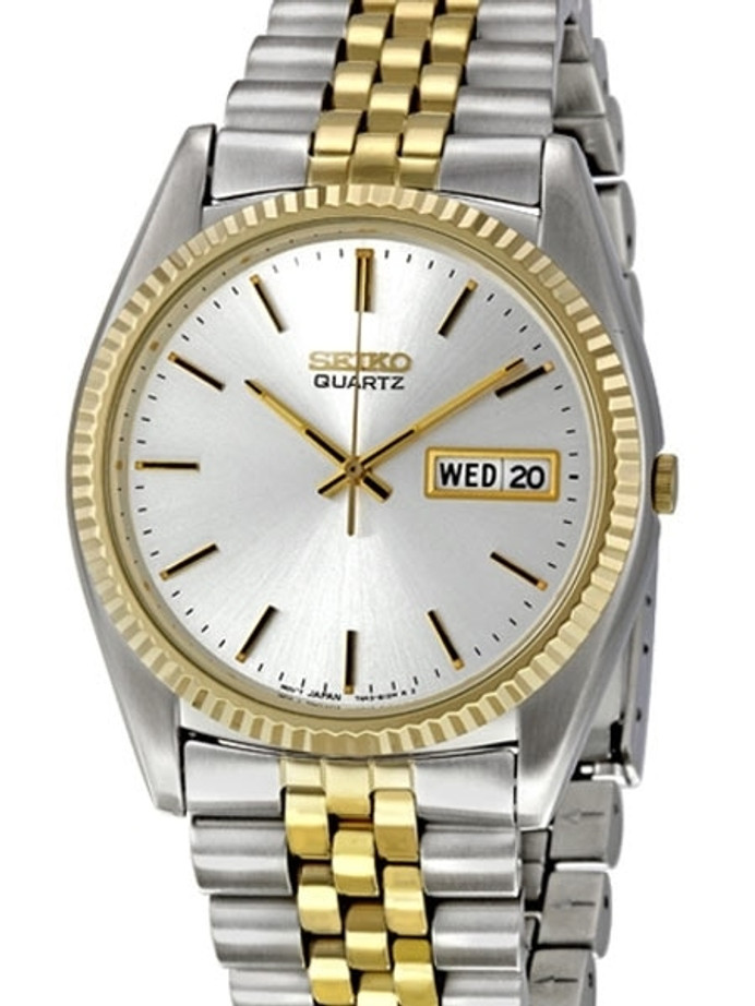 Seiko Two-Tone Watch with 36mm Case, Two-Tone Stainless Steel Bracelet # SGF204