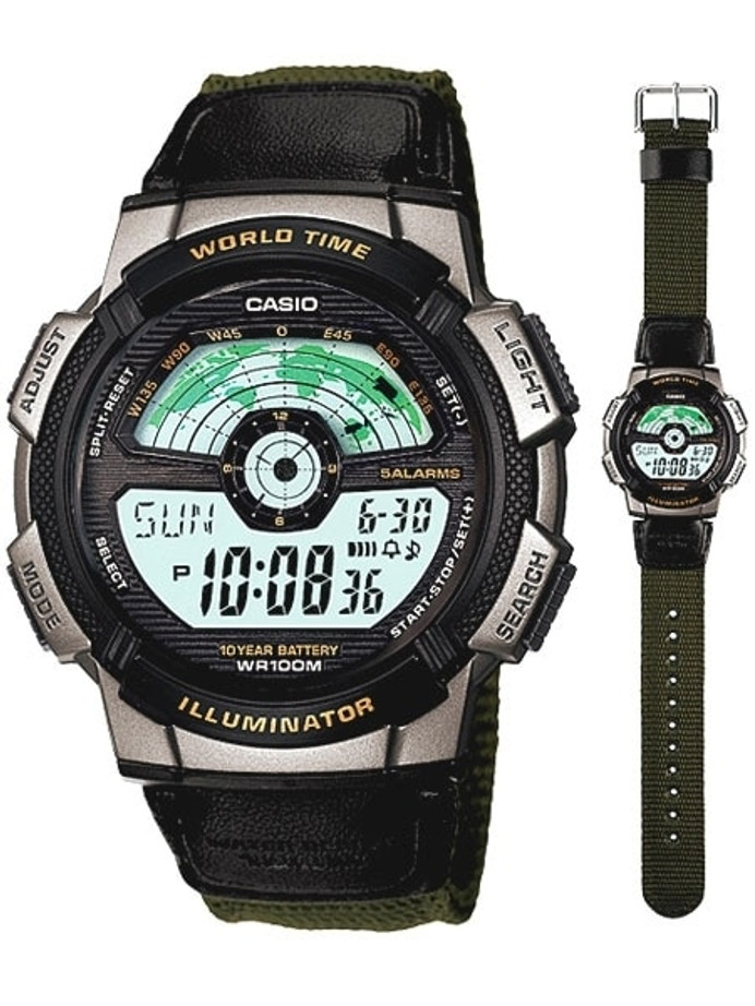 casio time zones