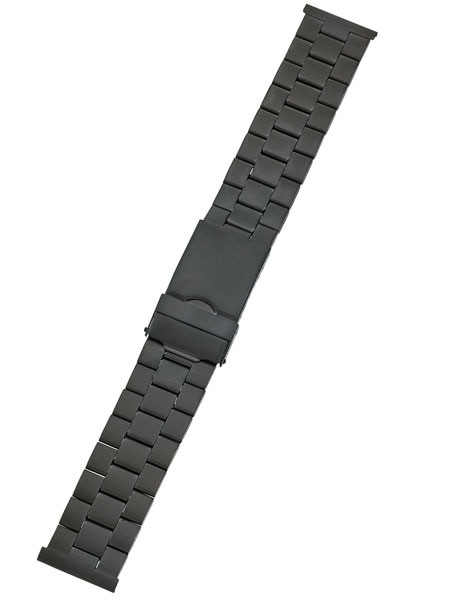 Vollmer Black PVD Bracelet with Deployant Clasp #03382H0 (22mm)