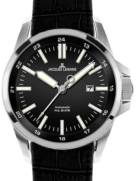LeSommet様 Jacques Lemans 44mm Liverpool Automatic Watch with a Black Dial #1