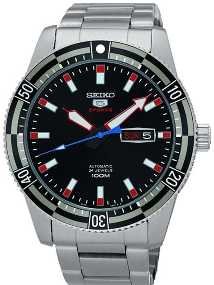 Seiko 5 Sports Automatic Watch with Hand Winding and Hacking #SRP735K1