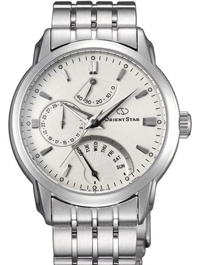 Orient Star Retrograde Day Watch with Date, Power Reserve, Sapphire Crystal  #DE00002W