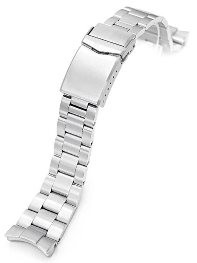 Strapcode Stainless Steel Super 3D Oyster Bracelet for Orient