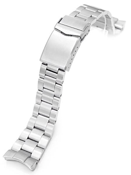Strapcode Stainless Steel Super 3D Oyster Bracelet for Orient