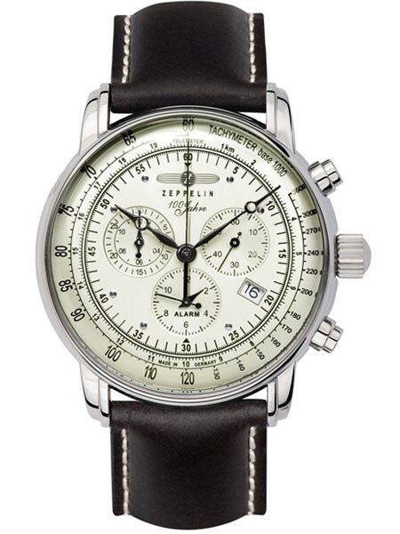 Scratch and Dent - Graf Zeppelin Swiss Quartz Chronograph Watch with Alarm Function #8680-3