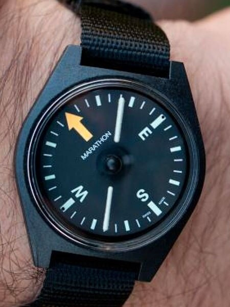 marathon wrist compass