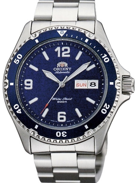Custom Modded Orient Mako II Blue Dial Automatic Dive Watch #AA02002D