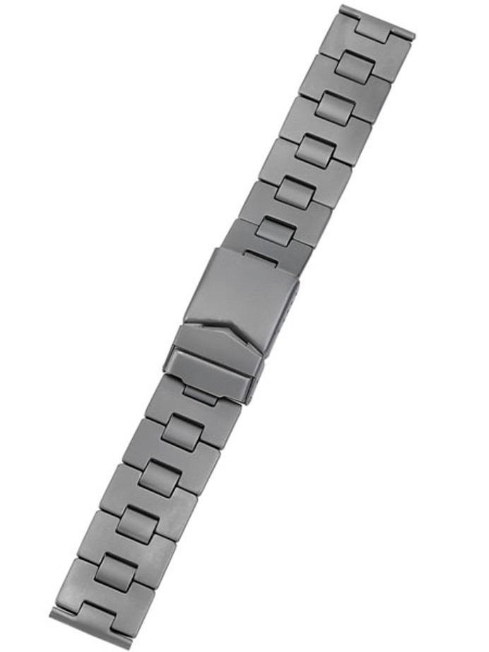 Vollmer Matte Finish Titanium Bracelet with Deployant Clasp #03251H5-22 (22mm)