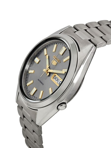 Men's Seiko 5 Automatic Day-Date Style Steel Watch SNXS75 SNXS75K1