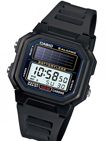 Casio Solar-Light Powered Digital Watch with Alarm and Stopwatch #AL-190W -1AV