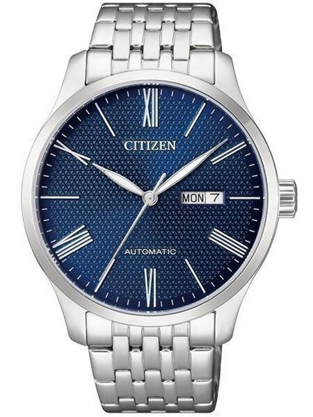 Scratch and Dent - Citizen Automatic Blue Dial Watch with Stainless Steel Bracelet #NH8350-59L