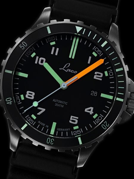 Laco Squad Himalaya Automatic 300 Meter Dive Watch with DoubleDomed AR