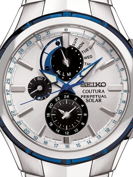 Seiko SSC787 Solar Coutura Chronograph and Perpetual Calendar Watch